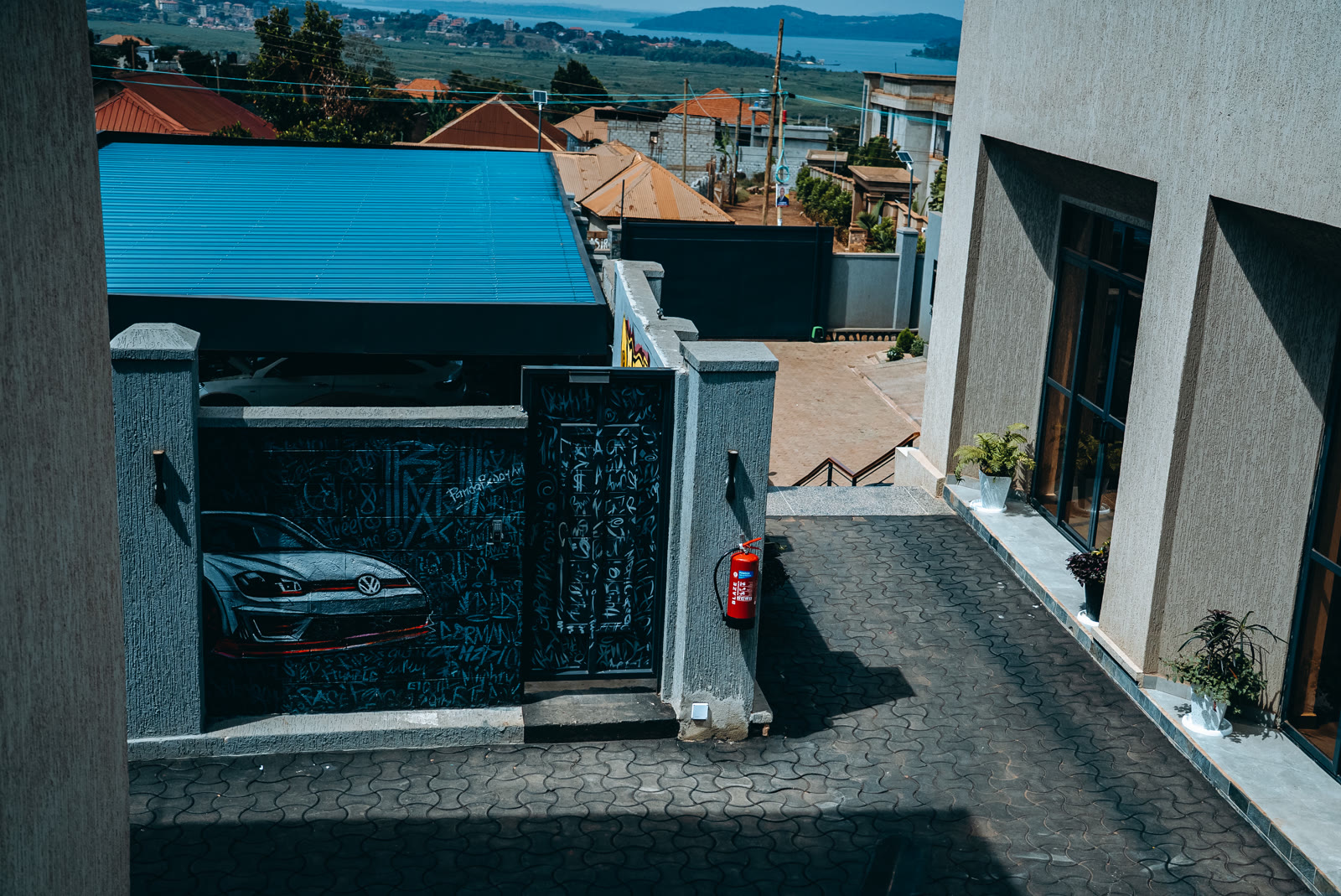 Rooftop View Over Kampala