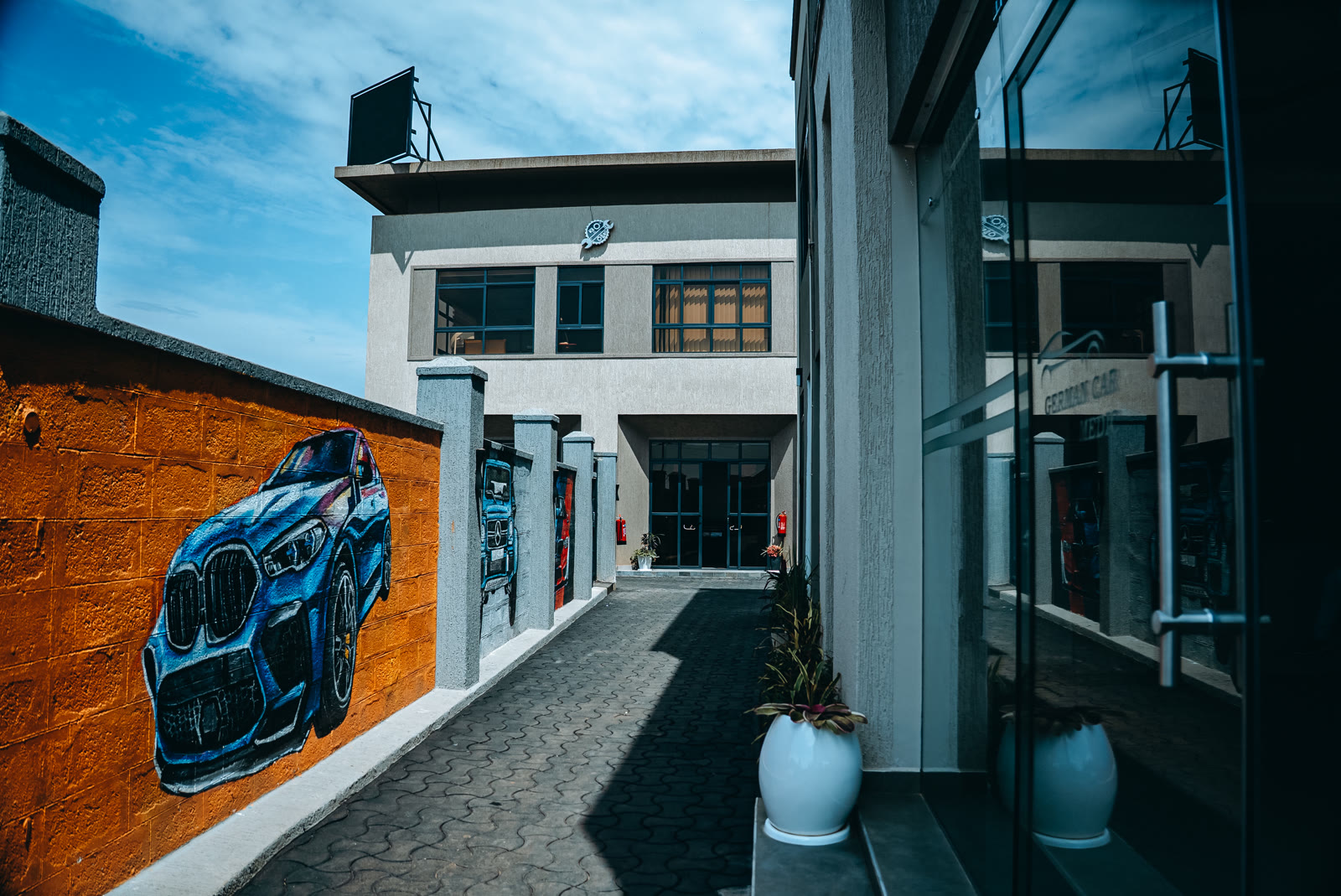 Our Workshop Entrance